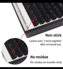 Winky Beauty Individual Eyelash Extension B/C/CC/D/DD Faux Mink Cilias Soft Eye Lash Extension 3D Russian Volume Lashes Makeup - BLOOM CART