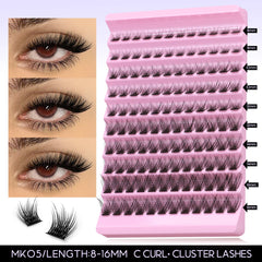 DIY Lash Extension Kit Individual Eyelash Extension Kit Cluster Lashes Kit Lash Glue Remover for Eyelash Extensions Makeup - BLOOM CART