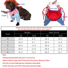 Funny Cat Clothes Halloween Cosplay Costumes For Small Medium Dog Cats Creative Pet Party Kitten Jumpsuits Soft Warm Cat Coat BLOOM CART