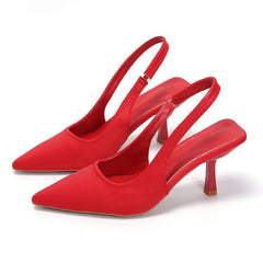 2024 New Sexy Women High Heels Luxury Pointed Toe Women's Pumps Fashion Shallow Sandals Stiletto Heels Women Party Wedding Shoes - BLOOM CART