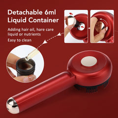 Electric Vibration Massage Comb Red Light Therapy Hair Growth Massage Scalp Brush Anti Hair Loss Liquid Oil Applicator Hair Care - BLOOM CART