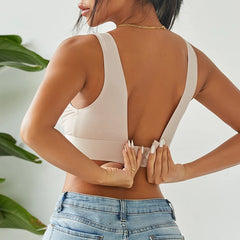 Seamless Bras For Women Sexy Deep V Women Bra Soft Intimate Women's Underwear Backless Bralette Intimates Push Up Bra S-XL - BLOOM CART