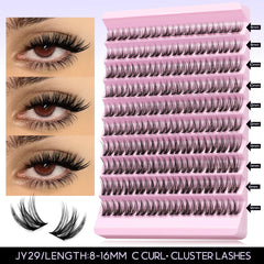 DIY Lash Extension Kit Individual Eyelash Extension Kit Cluster Lashes Kit Lash Glue Remover for Eyelash Extensions Makeup - BLOOM CART