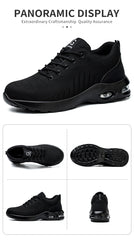 New Styles Men Safety Boots With Steel Toe Cap Anti-smash Work Sneakers Safety Shoes Men IndestructibleWork Boots Tactical Boots - BLOOM CART