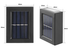 Solar Up and Down Spot Lights Outdoor, Street Wall Light Lamp Solar Powered Sunlight Waterproof Solar Lamp Garden Decorative - BLOOM CART