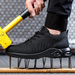 New Styles Men Safety Boots With Steel Toe Cap Anti-smash Work Sneakers Safety Shoes Men IndestructibleWork Boots Tactical Boots - BLOOM CART