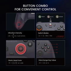 GameSir Nova Lite Switch Controller Gaming Gamepad with Hall Effect for Nintendo Switch iPhone Android Cellphone PC - BLOOM CART