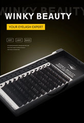 Winky Beauty Individual Eyelash Extension B/C/CC/D/DD Faux Mink Cilias Soft Eye Lash Extension 3D Russian Volume Lashes Makeup - BLOOM CART