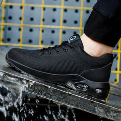 New Styles Men Safety Boots With Steel Toe Cap Anti-smash Work Sneakers Safety Shoes Men IndestructibleWork Boots Tactical Boots - BLOOM CART