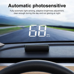 Car Speedometer KM/H HUD GPS Head Up Display Digital Speed Meter Windshield Projector For Vehicles Auto Electronics Accessories - BLOOM CART