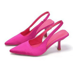 2024 New Sexy Women High Heels Luxury Pointed Toe Women's Pumps Fashion Shallow Sandals Stiletto Heels Women Party Wedding Shoes - BLOOM CART