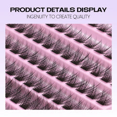 DIY Lash Extension Kit Individual Eyelash Extension Kit Cluster Lashes Kit Lash Glue Remover for Eyelash Extensions Makeup - BLOOM CART