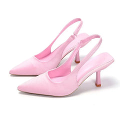 2024 New Sexy Women High Heels Luxury Pointed Toe Women's Pumps Fashion Shallow Sandals Stiletto Heels Women Party Wedding Shoes - BLOOM CART
