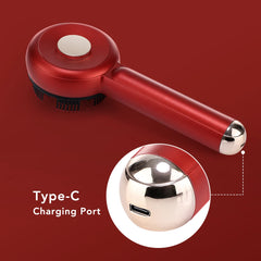 Electric Vibration Massage Comb Red Light Therapy Hair Growth Massage Scalp Brush Anti Hair Loss Liquid Oil Applicator Hair Care - BLOOM CART