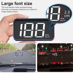 Car Speedometer KM/H HUD GPS Head Up Display Digital Speed Meter Windshield Projector For Vehicles Auto Electronics Accessories - BLOOM CART