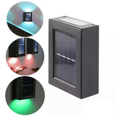 Solar Up and Down Spot Lights Outdoor, Street Wall Light Lamp Solar Powered Sunlight Waterproof Solar Lamp Garden Decorative - BLOOM CART