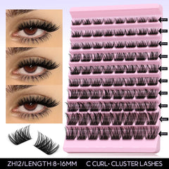 DIY Lash Extension Kit Individual Eyelash Extension Kit Cluster Lashes Kit Lash Glue Remover for Eyelash Extensions Makeup - BLOOM CART