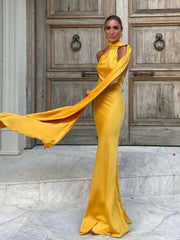 Elegant Solid Ribbon Women Halter Dress Off Shoulder Sleeveless Backless Slim Female Maxi Dresses 2025 Summer New Chic Lady Robe - BLOOM CART