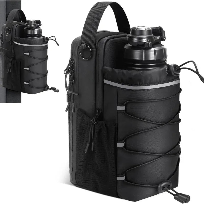 Magnetic Gym Bag for Men and Women – Sling Bottle with Magnetic Attachment | Water Bottle Holder, Gym Pouch, Crossbody Bag for T BLOOM CART