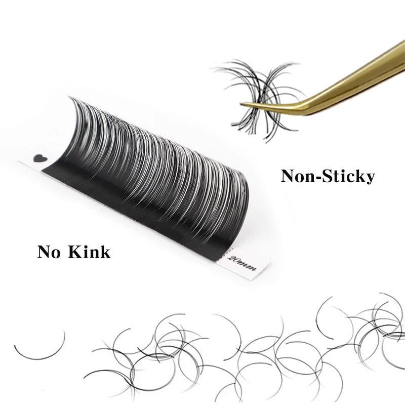 Winky Beauty Individual Eyelash Extension B/C/CC/D/DD Faux Mink Cilias Soft Eye Lash Extension 3D Russian Volume Lashes Makeup - BLOOM CART