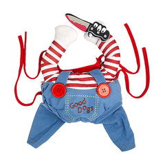 Funny Cat Clothes Halloween Cosplay Costumes For Small Medium Dog Cats Creative Pet Party Kitten Jumpsuits Soft Warm Cat Coat BLOOM CART