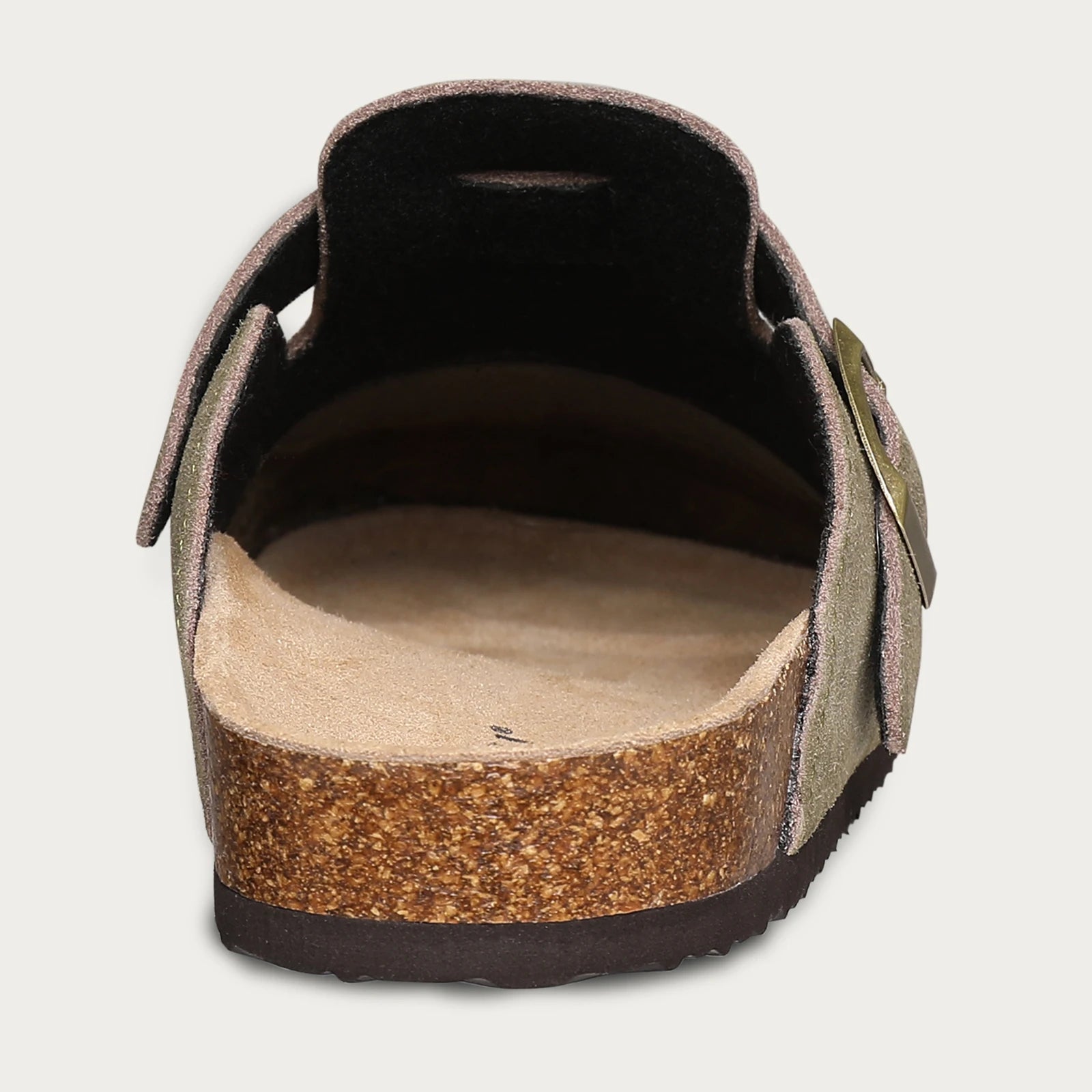 Comwarm Fashion Women's Suede Mules Slippers Men Clogs Cork Insole Sandals With Arch Support Outdoor Beach Slides Home Shoes - BLOOM CART
