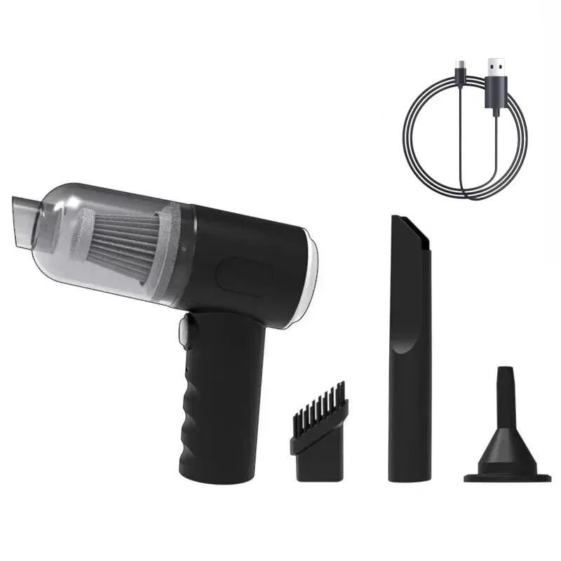 9000Pa Wireless Car Vacuum Cleaner USB Charging 1200mAh Portable Cleaning Appliance Mini Wet and Dry Vacuum Cleaner Household - BLOOM CART