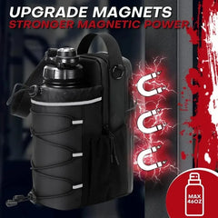 Magnetic Gym Bag for Men and Women – Sling Bottle with Magnetic Attachment | Water Bottle Holder, Gym Pouch, Crossbody Bag for T BLOOM CART