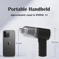 9000Pa Wireless Car Vacuum Cleaner USB Charging 1200mAh Portable Cleaning Appliance Mini Wet and Dry Vacuum Cleaner Household - BLOOM CART
