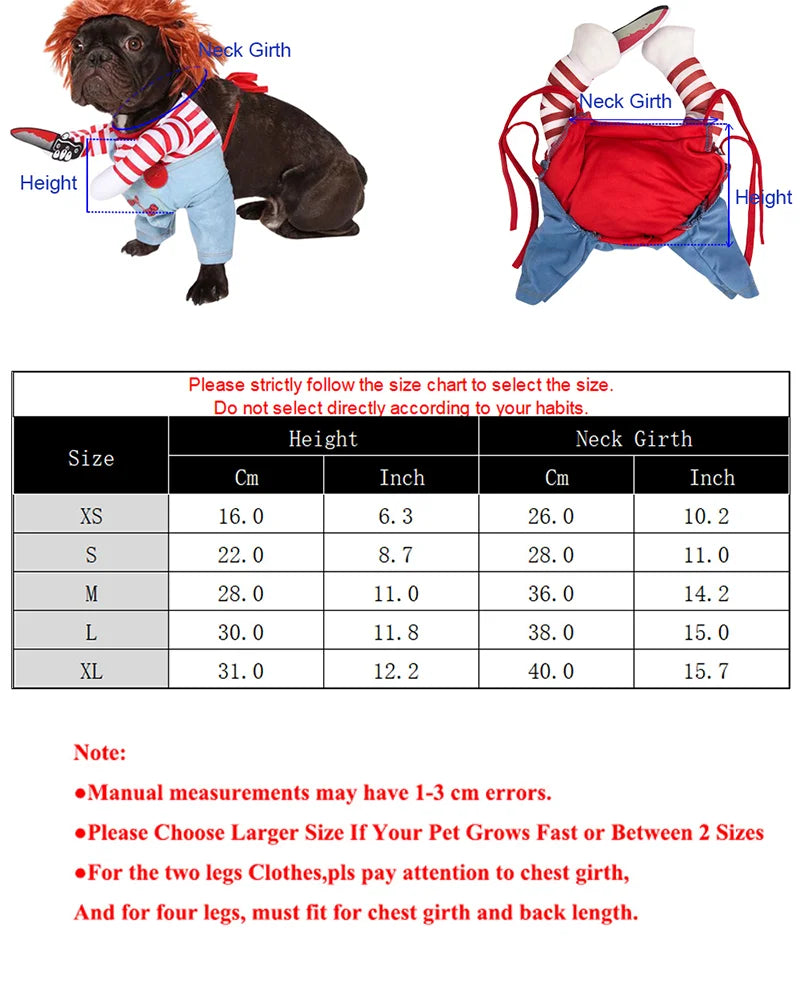 Funny Cat Clothes Halloween Cosplay Costumes For Small Medium Dog Cats Creative Pet Party Kitten Jumpsuits Soft Warm Cat Coat BLOOM CART