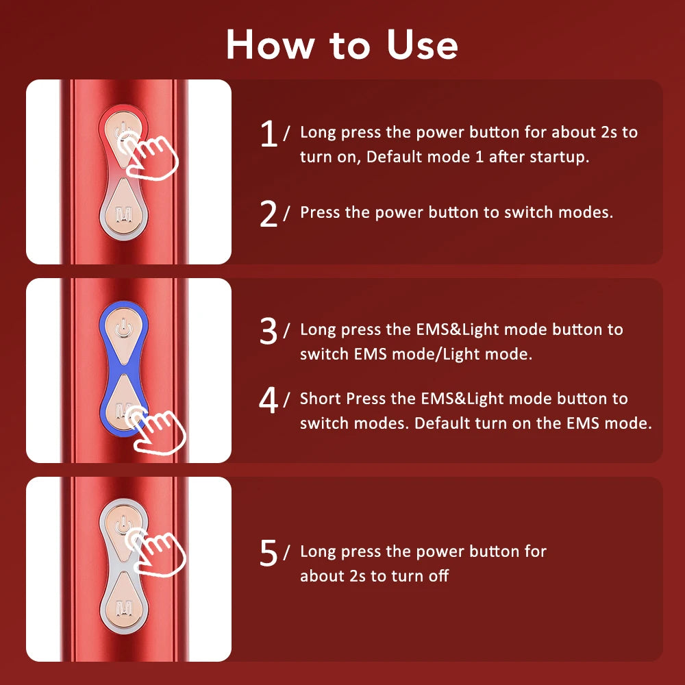 Electric Vibration Massage Comb Red Light Therapy Hair Growth Massage Scalp Brush Anti Hair Loss Liquid Oil Applicator Hair Care - BLOOM CART