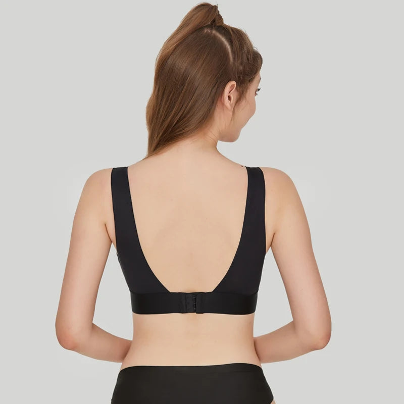 Seamless Bras For Women Sexy Deep V Women Bra Soft Intimate Women's Underwear Backless Bralette Intimates Push Up Bra S-XL - BLOOM CART
