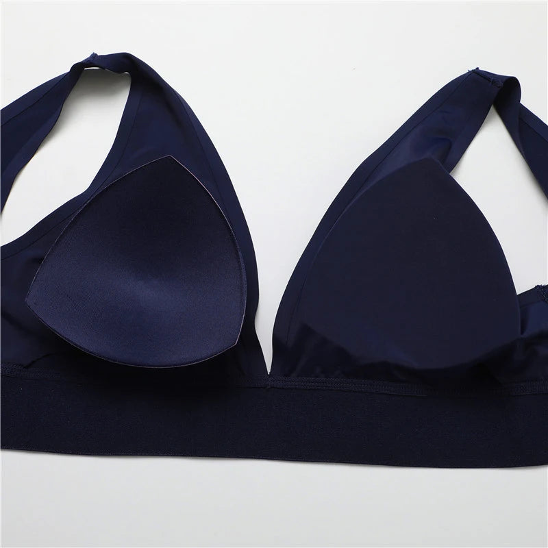 Seamless Bras For Women Sexy Deep V Women Bra Soft Intimate Women's Underwear Backless Bralette Intimates Push Up Bra S-XL - BLOOM CART