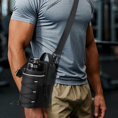 Magnetic Gym Bag for Men and Women – Sling Bottle with Magnetic Attachment | Water Bottle Holder, Gym Pouch, Crossbody Bag for T BLOOM CART
