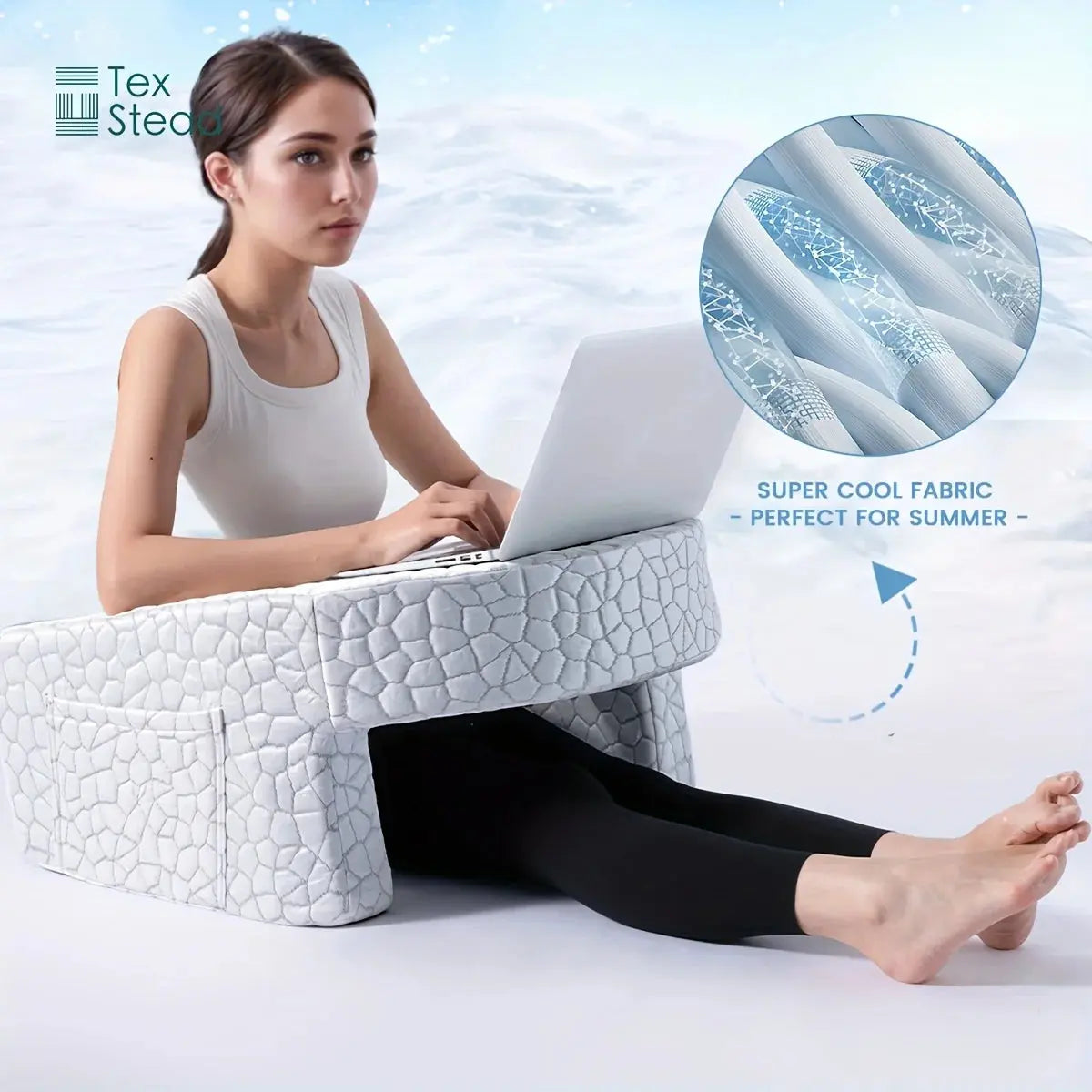 Reading Pillow for Gaming, Extra Large Arm Rest Pillow for Adult, Memory Foam Bed Rest Pillow for Reading, Working,with Rem，1 PC - BLOOM CART