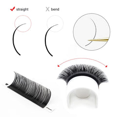 Winky Beauty Individual Eyelash Extension B/C/CC/D/DD Faux Mink Cilias Soft Eye Lash Extension 3D Russian Volume Lashes Makeup - BLOOM CART