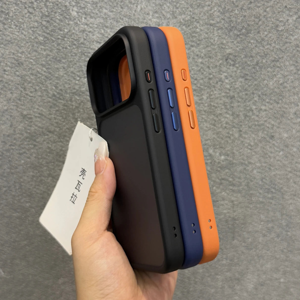Luxury Orange Shield Matte Transparent Phone Case For iPhone 17 Pro Max 17 Pro 17 New Metal Buttons Skin Feel Shockproof Cover BLOOM CART