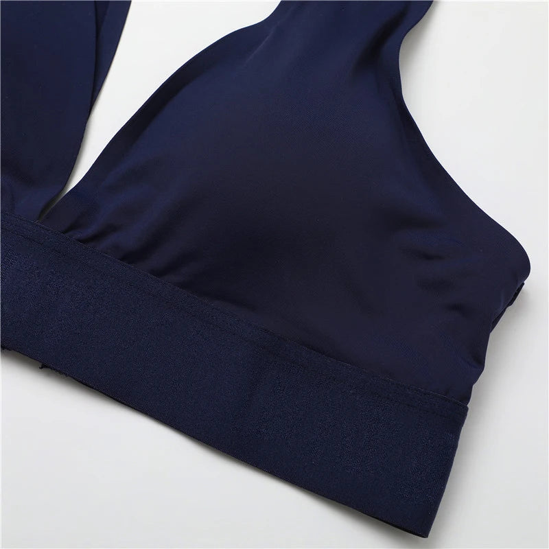 Seamless Bras For Women Sexy Deep V Women Bra Soft Intimate Women's Underwear Backless Bralette Intimates Push Up Bra S-XL - BLOOM CART