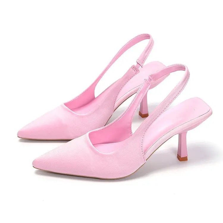 2024 New Sexy Women High Heels Luxury Pointed Toe Women's Pumps Fashion Shallow Sandals Stiletto Heels Women Party Wedding Shoes - BLOOM CART