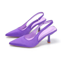 2024 New Sexy Women High Heels Luxury Pointed Toe Women's Pumps Fashion Shallow Sandals Stiletto Heels Women Party Wedding Shoes - BLOOM CART