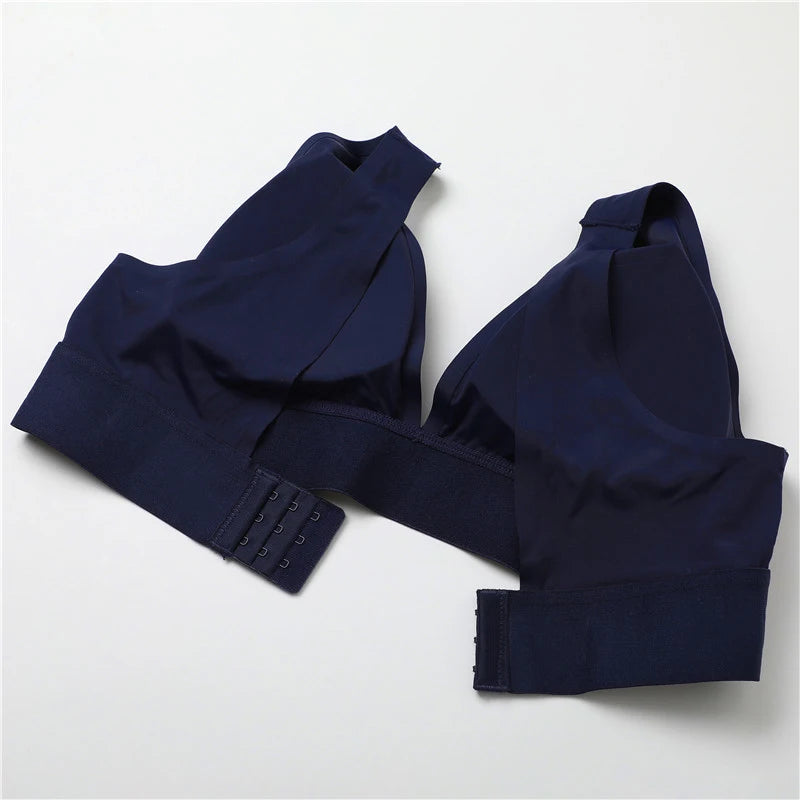 Seamless Bras For Women Sexy Deep V Women Bra Soft Intimate Women's Underwear Backless Bralette Intimates Push Up Bra S-XL - BLOOM CART