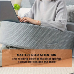 Reading Pillow for Gaming, Extra Large Arm Rest Pillow for Adult, Memory Foam Bed Rest Pillow for Reading, Working,with Rem，1 PC - BLOOM CART