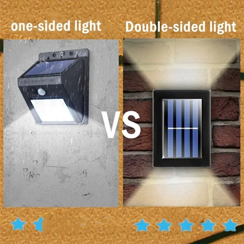 Solar Up and Down Spot Lights Outdoor, Street Wall Light Lamp Solar Powered Sunlight Waterproof Solar Lamp Garden Decorative - BLOOM CART